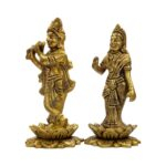 Brass Radha Krishna - 5inch - Image 3