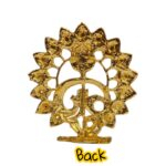 Tamil Om Metal Idol with Stones - Image 6