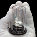 Pure silver Baby Krishna idol in dome | Silver Laddu Gopal - Image 3