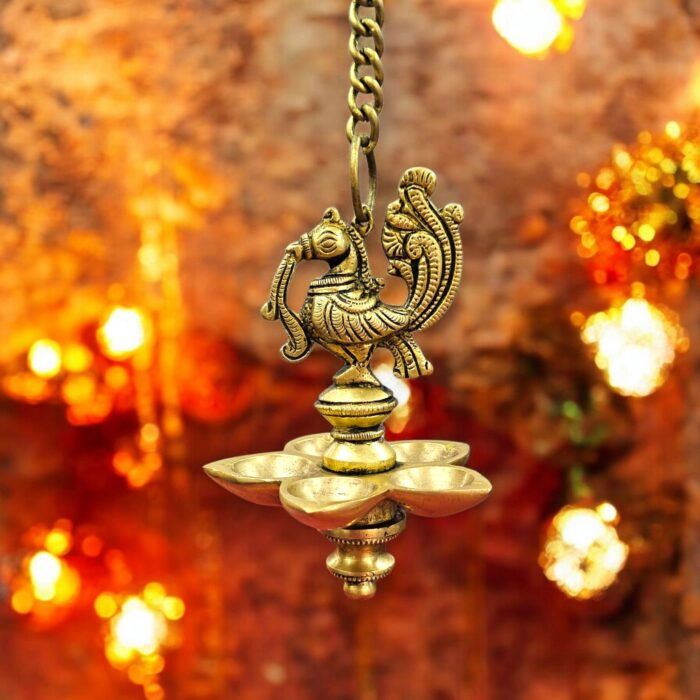 Elegant Brass hanging Diya | Diwali Decoration