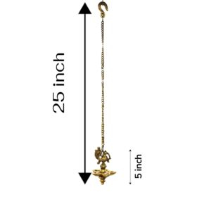 Dimensions of the brass hanging diya