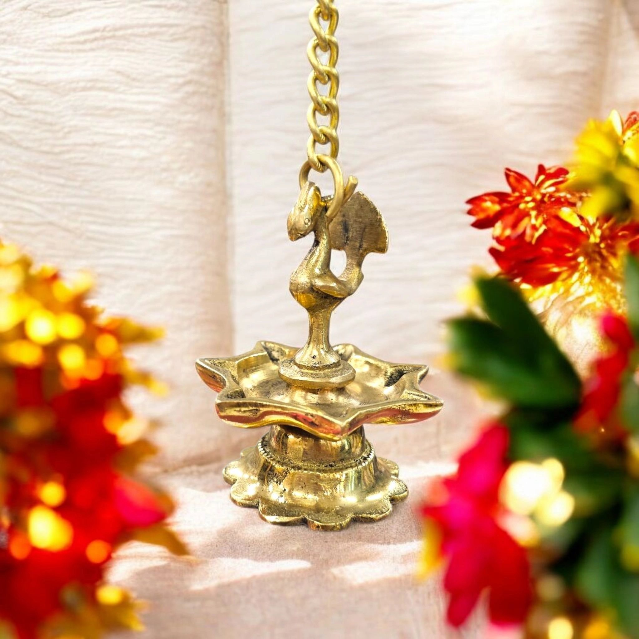 Elegant Brass hanging Diya | Diwali Decoration