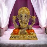 Dagdusheth Ganesha Idol - 3 Inches | Car Dashboard Idol