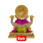 Backside profile view of Dagdusheth Ganesha Idol | Perfect sized Car dashboard Idol