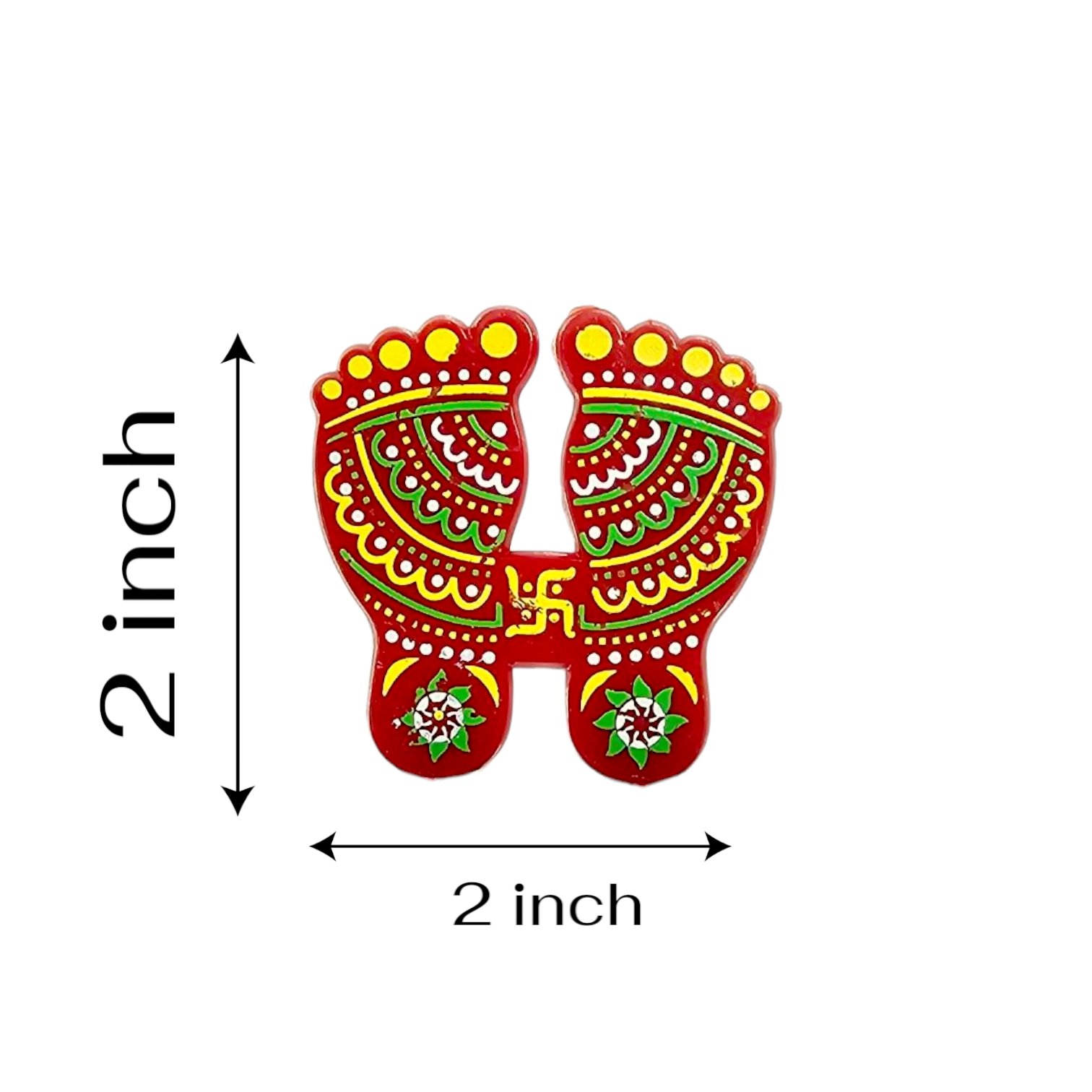 Dimensions of Lakshmi Charan paduka | Laxmi ji feet