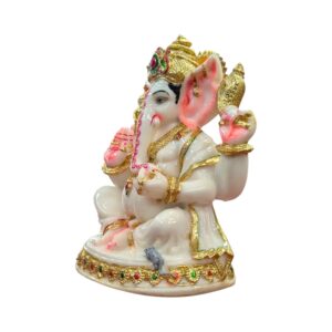 Side profile view of Large Ganesha Statue