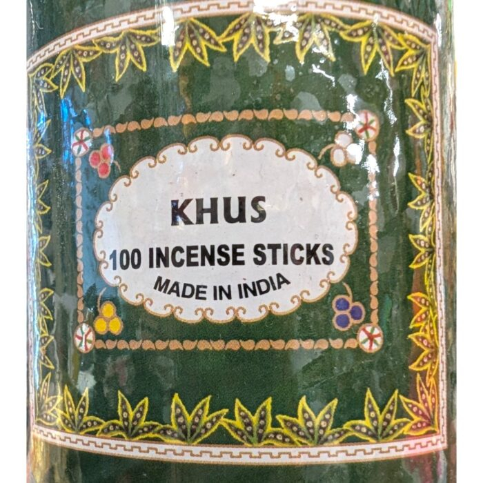 Hand rolled Incense sticks with natural Khus fragrance