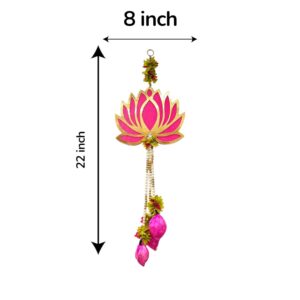 Dimensions of large acrylic lotus wall hanging