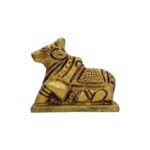 Brass Nandi Idol - 2 Inches | Nandi Statue for Home Temple - Image 5