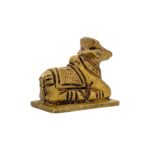 Brass Nandi Idol - 2 Inches | Nandi Statue for Home Temple - Image 3