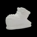 2.5 Inches White Marble Nandi Cow Idol | Nandi Statue for Home Temple - Image 6