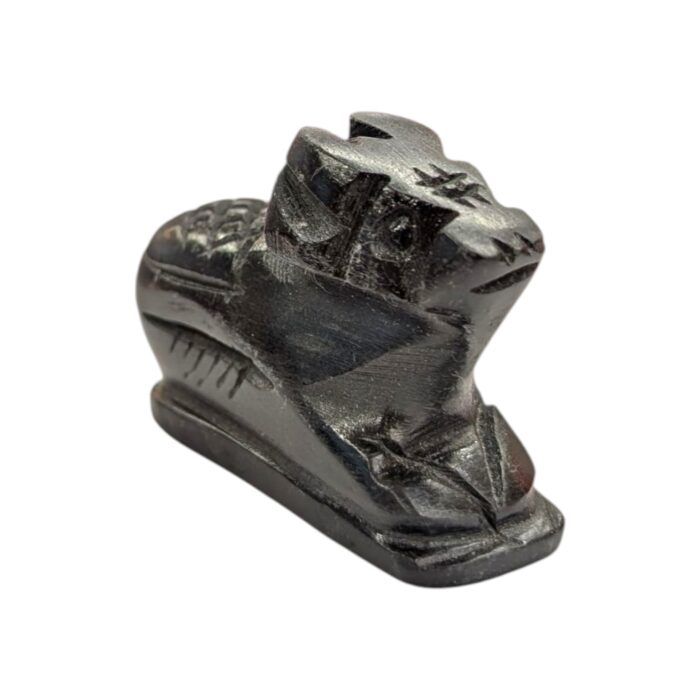 3 Inches Black Marble Nandi Cow Idol | Nandi Statue for Home Temple - Image 5