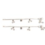 Pair of silver anklets for baby