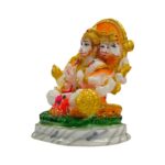 Side view of the Panchmukhi Hanuman polyresin idol