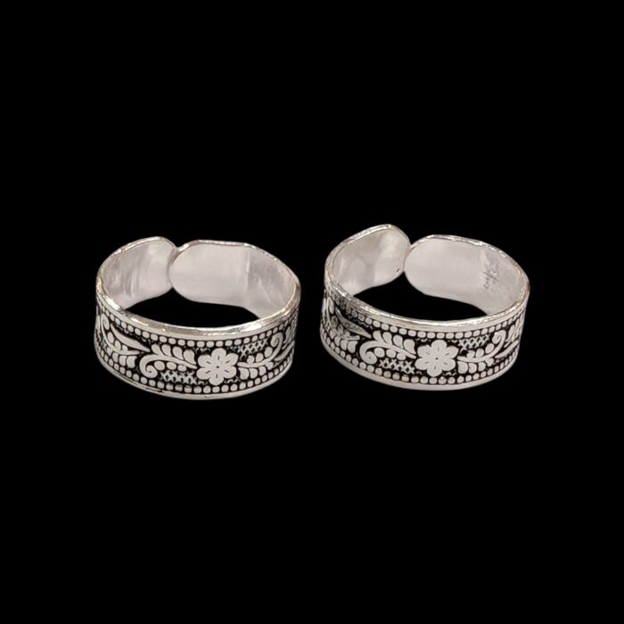 Pure silver toe ring