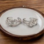 Pair of pure silver toe rings