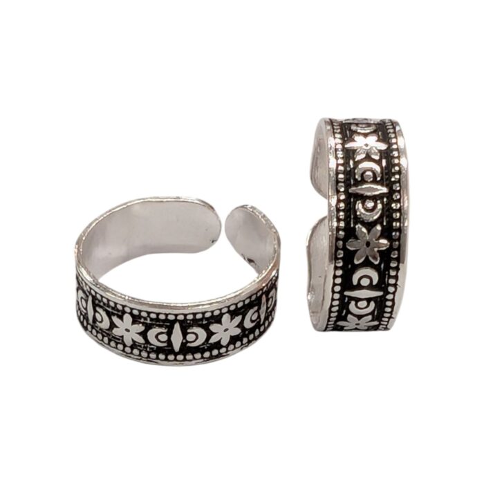Pair of Pure Silver Toe Rings | 925 Sterling silver