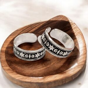 Pair of Pure Silver Toe Rings | 925 Sterling silver
