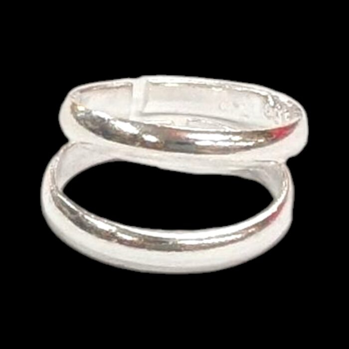 Pair of Pure Silver Toe Rings | Adjustable Toe rings - Image 2