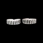 Pair of pure silver toe rings | 925 sterling silver - Image 4