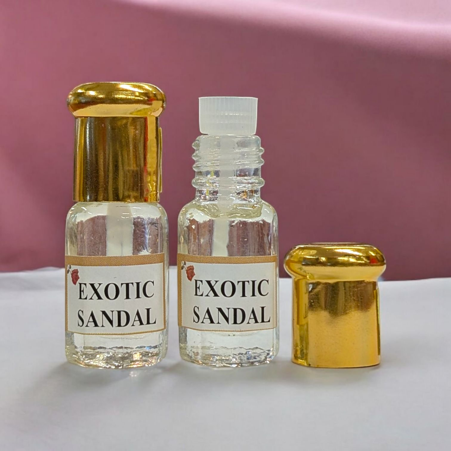 Exotic Sandal - Premium Sandalwood - Chandan - attar perfume oil from India | Pack of 2 ittar bottles