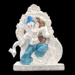 Pure silver Ganesha idol in dome-MA