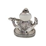 Back profile view of Saraswati Statue