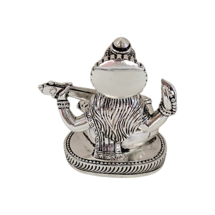 Back profile view of Saraswati Statue