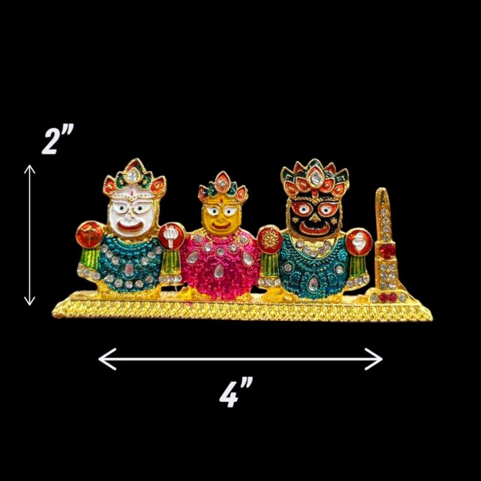 Dimensions of Jagannath Idol | Car Dashboard Statue