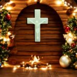 Standing Crucifix - Decorative Crosses Glow-in-The-Dark - Small