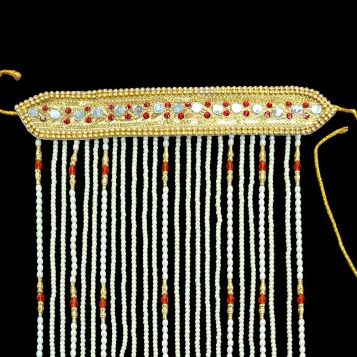 Close up of Sehra for Groom