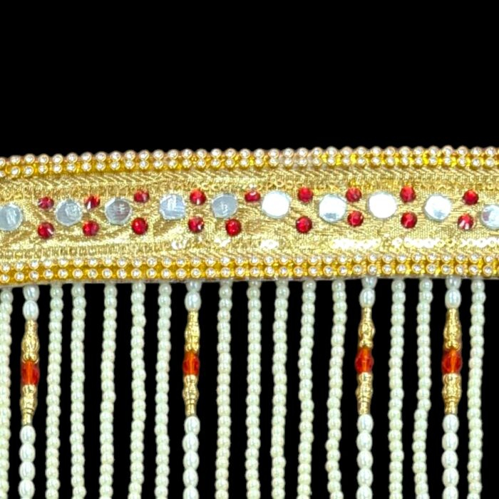 Close up of Pearl Sehra | Groom Sehra