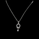 Metal chain pendant necklace - SO - Image 3