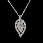 Metal chain pendant necklace - SM - Image 4