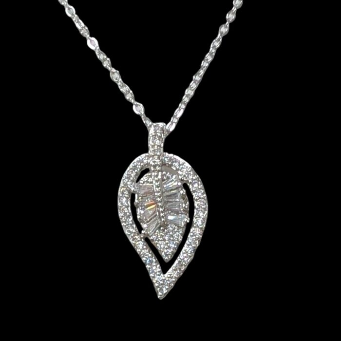 Metal chain pendant necklace - SM - Image 4