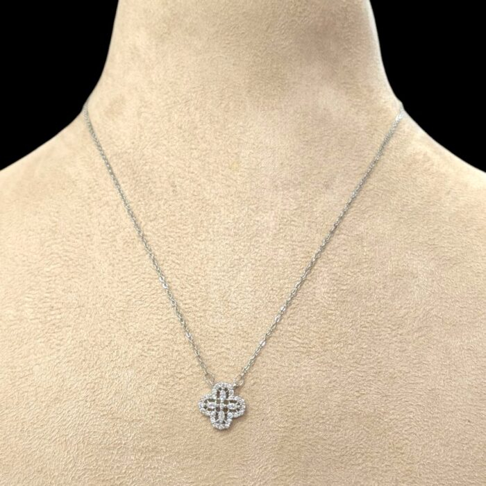 Metal chain pendant necklace - SL - Image 3