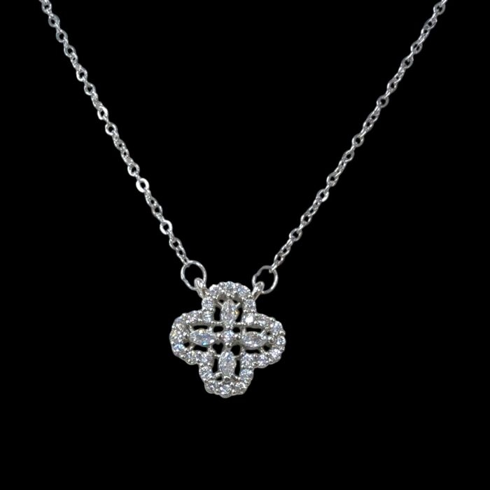 Metal chain pendant necklace - SL - Image 2