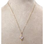 Metal chain pendant necklace - GD - Image 3