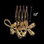 Back side view of hair comb