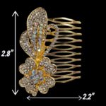 Rhinestone Crystal Decorative Hair Comb - ZE - Image 2
