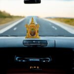 Small Car Dashboard Ram darbar Idol