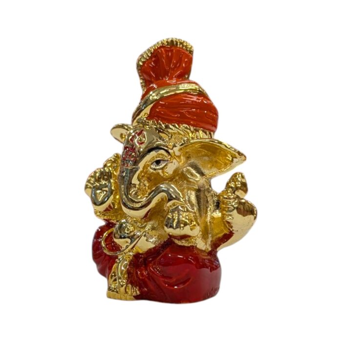 Side profile view of Ganesha Car Dashboard Idol