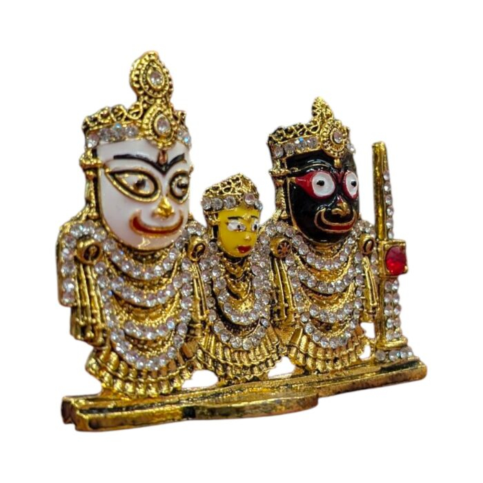 Side Profile view of Jagannath Idol