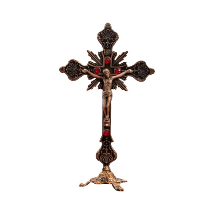 Standing Crucifix – Decorative Crosses - Copper ox - Image 5