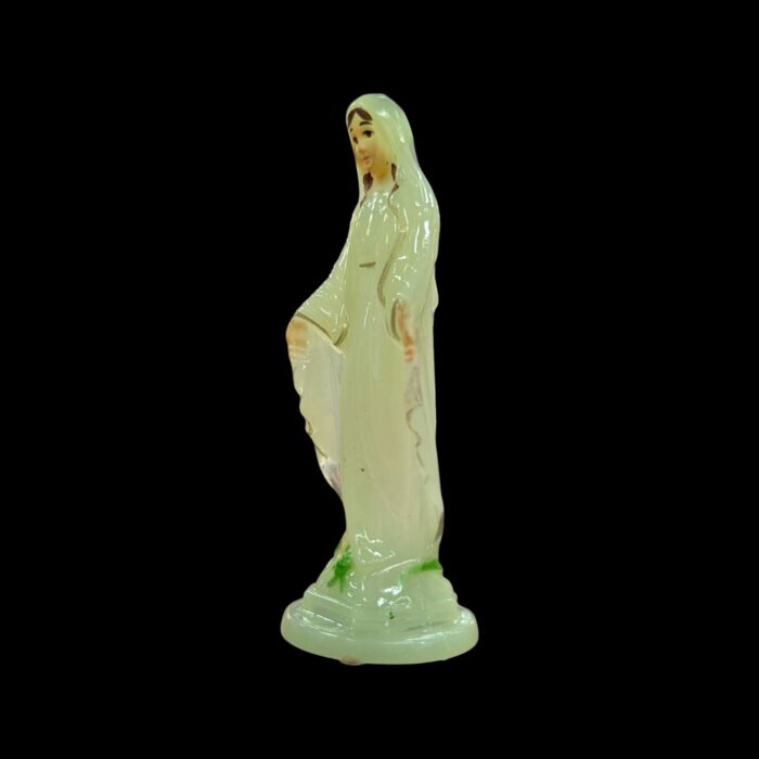 Side profile view of Virgin Mary Statue