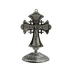 Crucifix Cross Metal Statue - 3.5 inch - SB - Image 5
