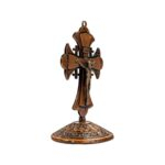 Crucifix Cross Metal Statue - 3.5 inch - CB - Image 4