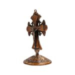 Crucifix Cross Metal Statue - 3.5 inch - CB - Image 3