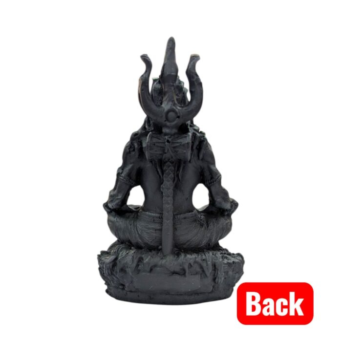 Back profile view of Shiv murti