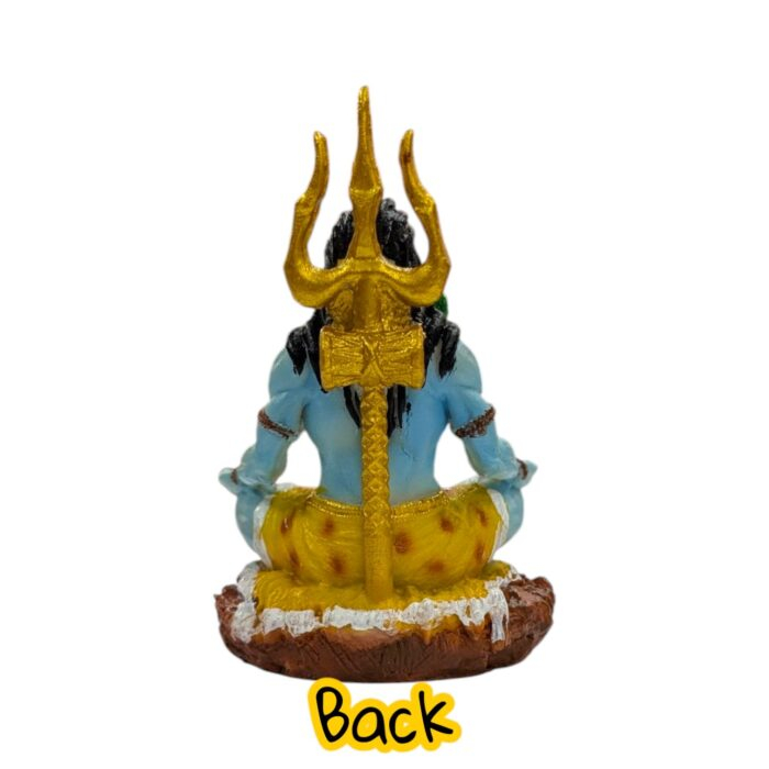 Backside profile view of the Shiva Idol